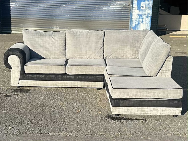 Grey corner sofa 