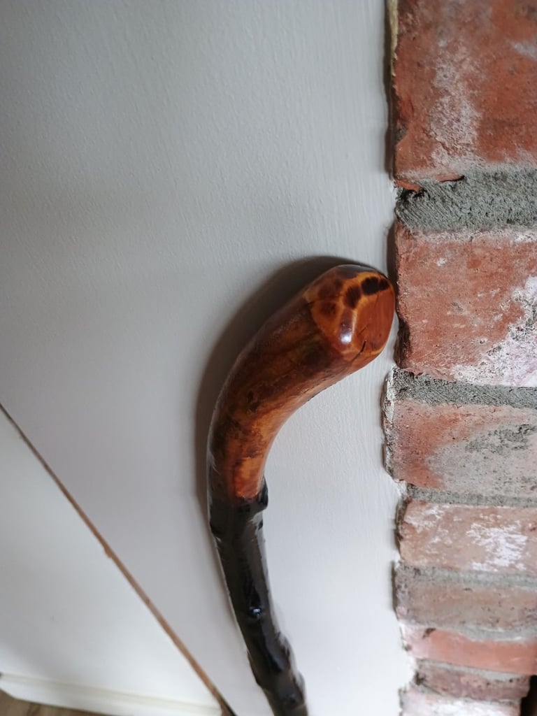 Irish Handcrafted blackthorn walking stick 