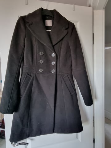 Oasis yarmouth coat black outlet