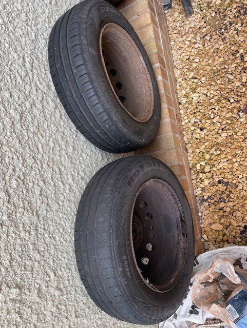 Four x Wheel Trims and Tyres 175/70R14