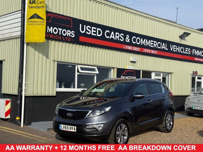 2015 65 KIA SPORTAGE 1.7 CRDI ECODYNAMICS AXIS EDITION SUV 5DR DIESEL MANUAL 2WD