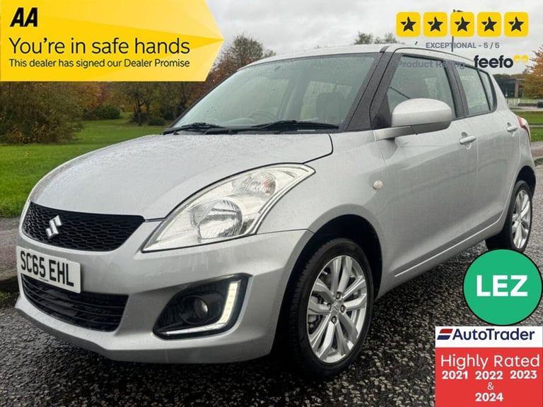 2015 Suzuki Swift 1.2 SZ3 Hatchback 5dr Petrol Manual ALLGRIP Euro 5 (94 ps) Hatchback Petrol Manual