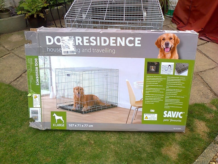 Dog Cage Crate No Text Please Absolutely Like New X Large, Boxed, 3'6Lx2'6Hx2'4W, Cost £110