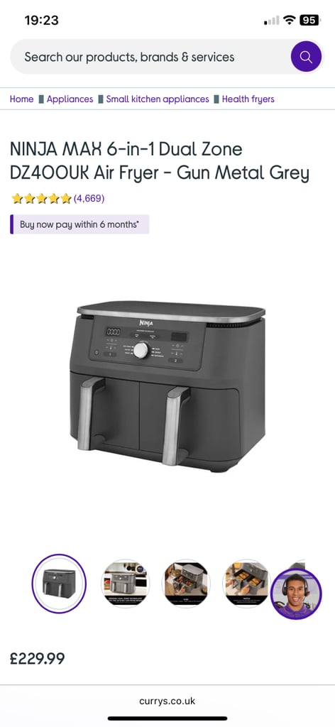 Ninja dual zone air fryer 