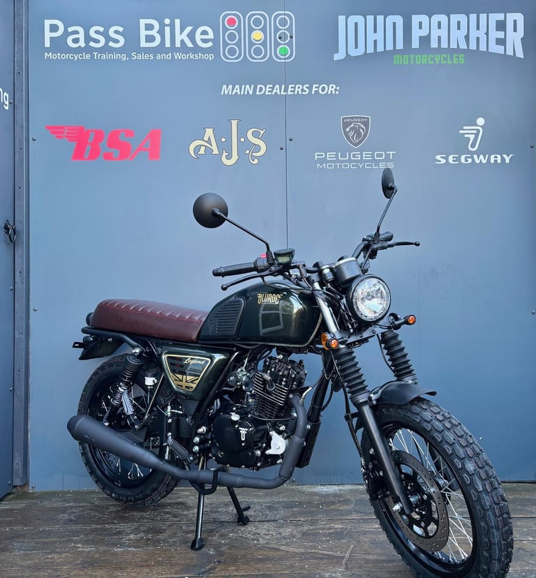 image for BIKE OF THE WEEK - Bluroc Legend 125cc Scrambler Motorcycle Mutt Bullit 125 