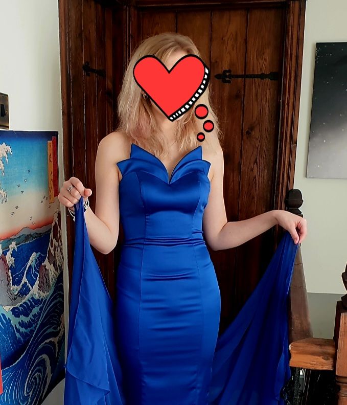 Electric Blue Prom Dress