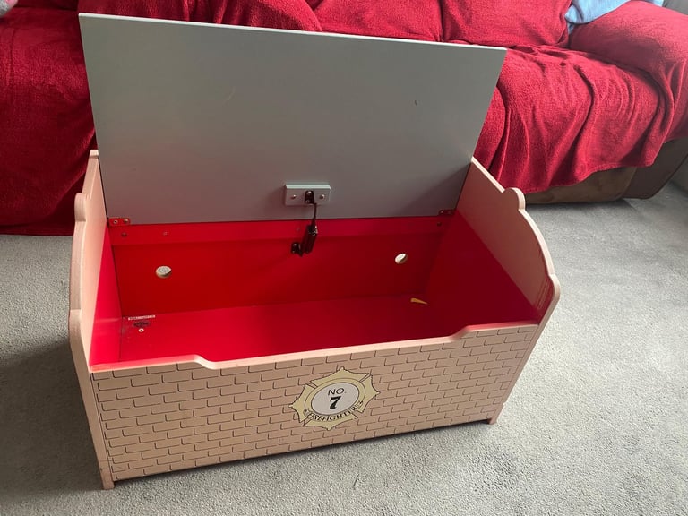 Fire truck toy box