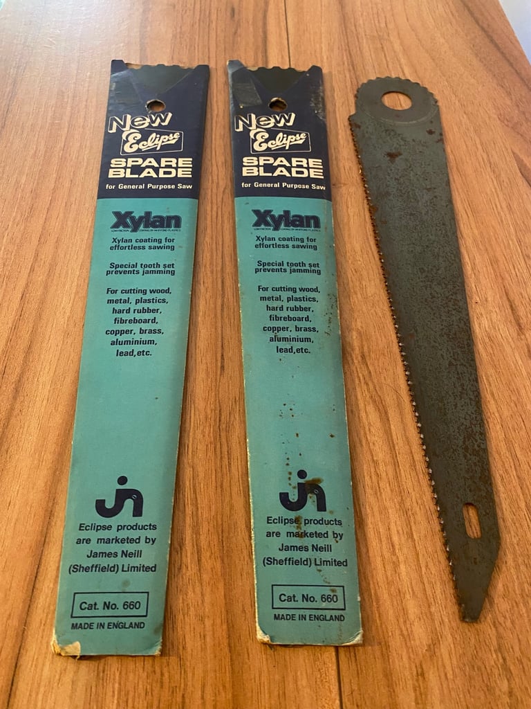 image for Vintage New Eclipse Spare Blades Xylan X 3 Bundle Job Lot General Purpose