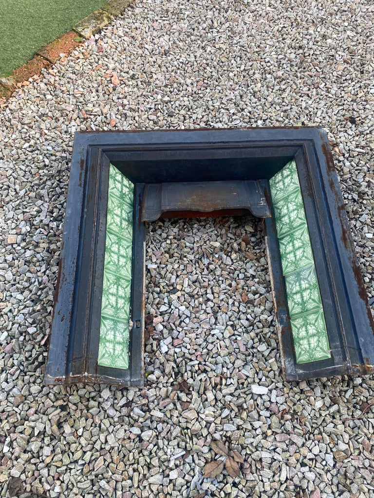 Antique Victorian Fireplace Insert 