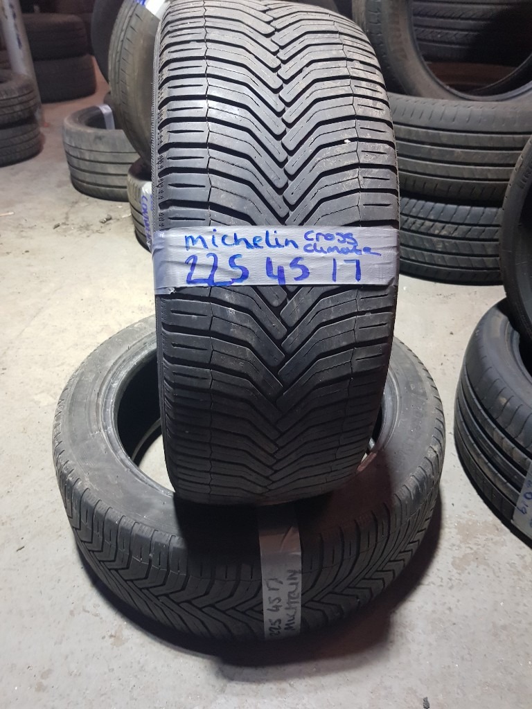 image for 225 45 17 Michelin crossclimate Tyres Matching pair ONLY £70fitted and balanced open 7 days a week