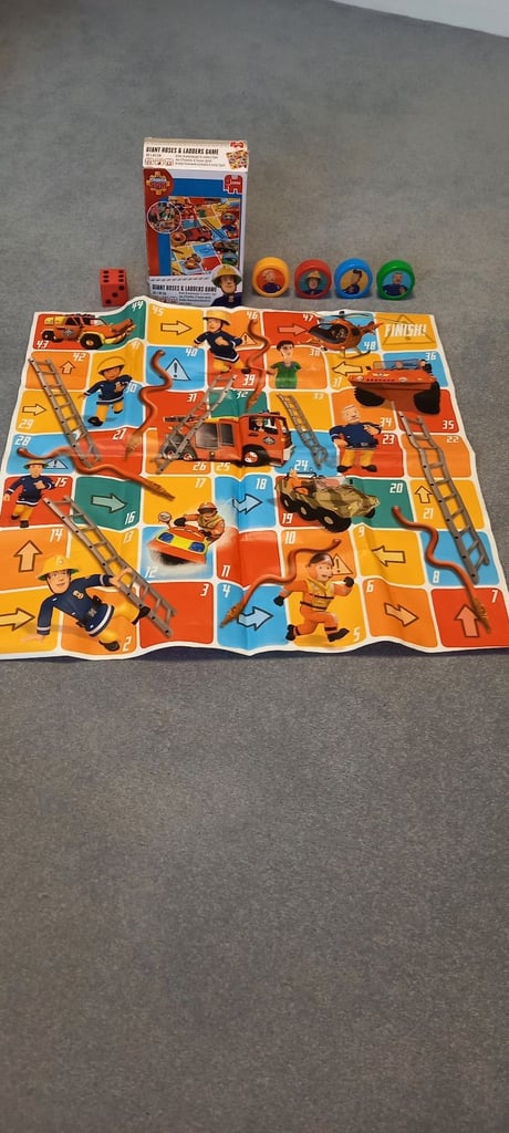 image for Fireman Sam Giant Hoses & Ladders 80 x 80 cm.