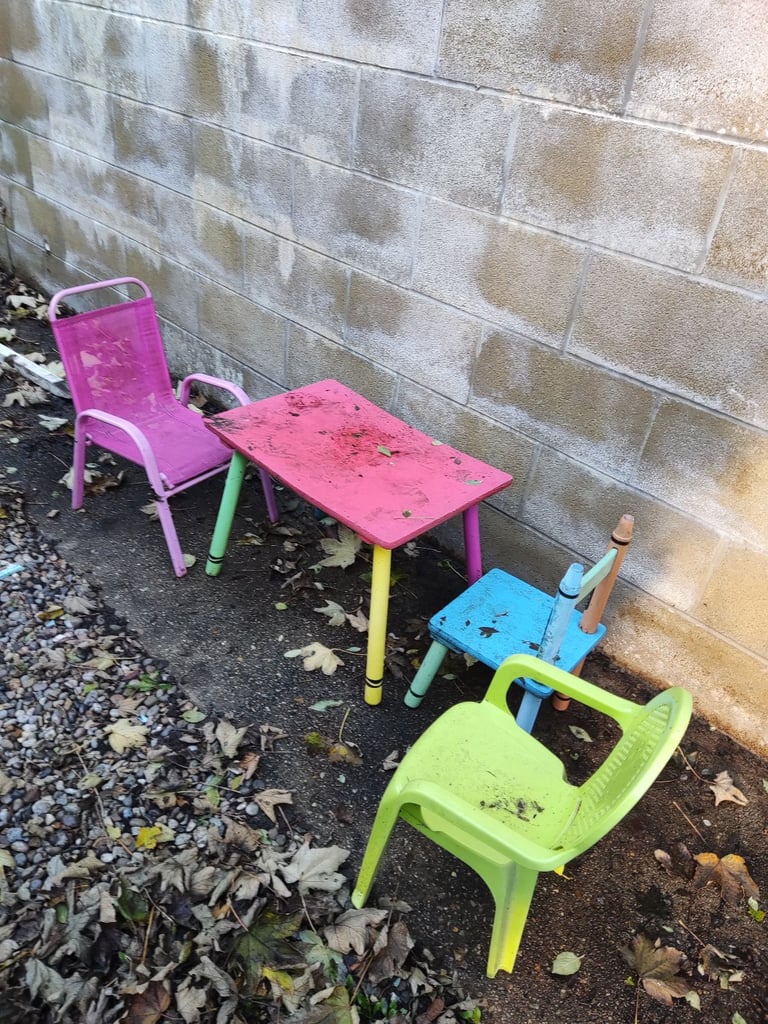 Chairs and table