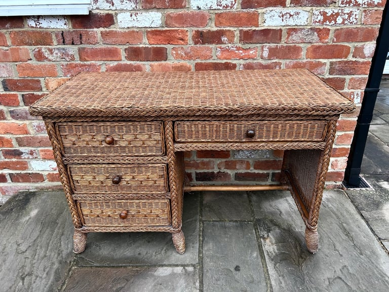image for Rattan Dressing Table - Good Condition 