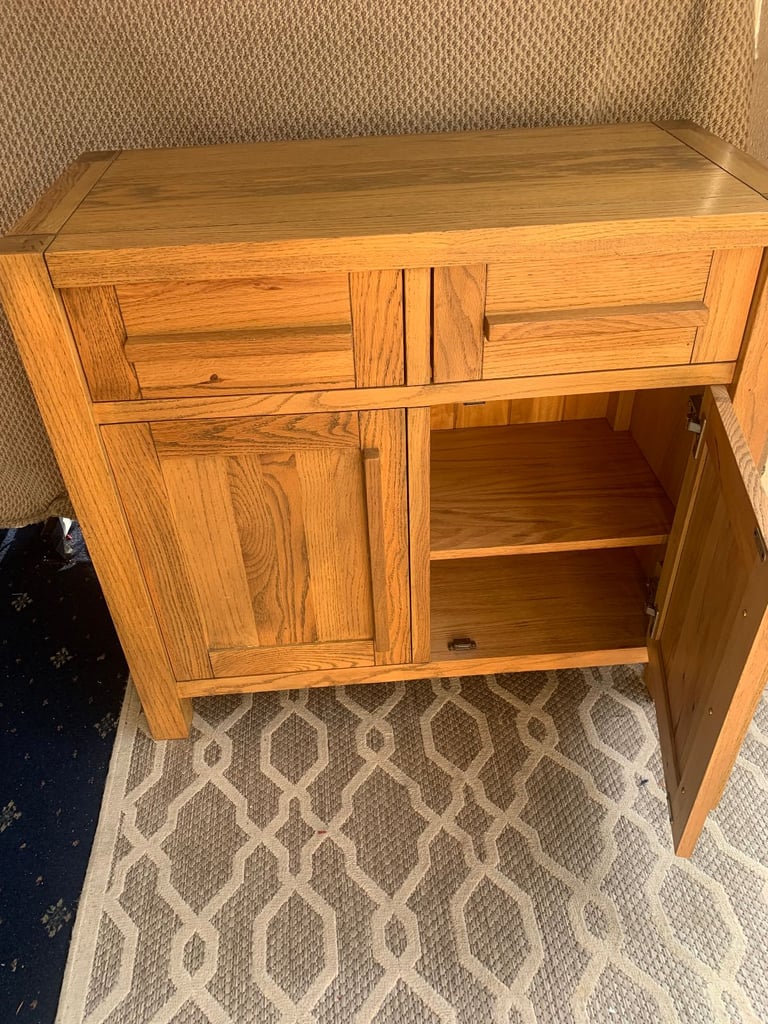 Solid Oak sideboard can deliver locally