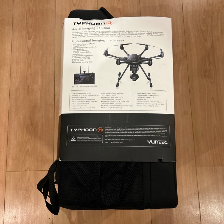 Yuneec Typhoon H Professional Drone- Cinematic 4k -Excellent Condition 