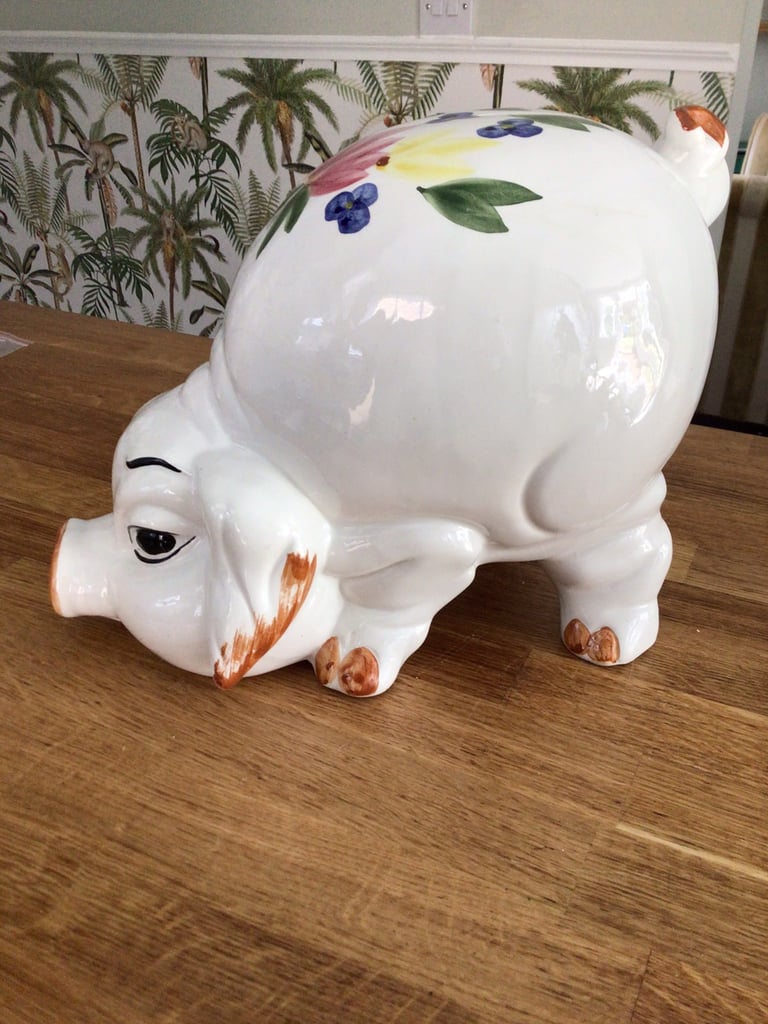 Large Pottery Piggy Bank