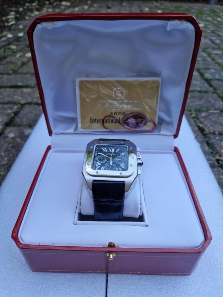 Men cartier watch santos smart 