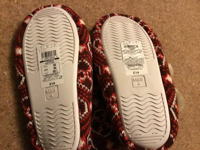 Ladies slippers brand new from m&s size 4. | in South Brent, Devon | Gumtree