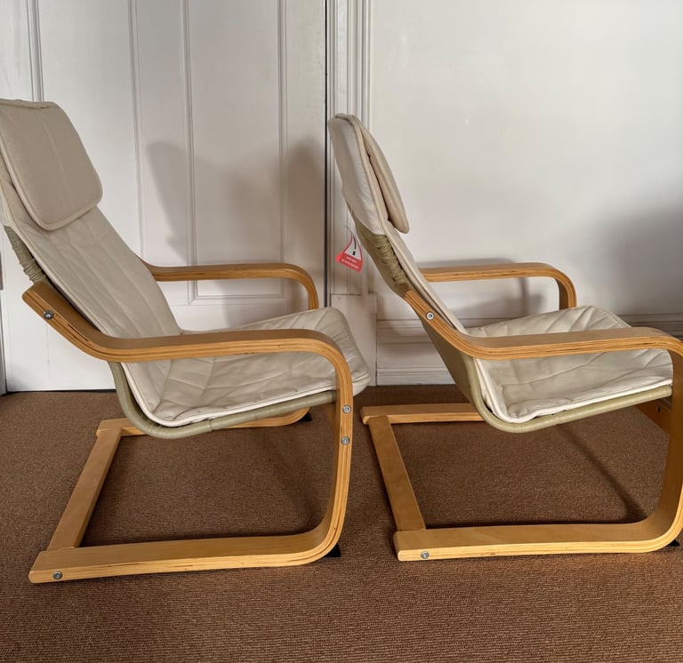 Ikea Kids Poang Chair X2 with spare Covers