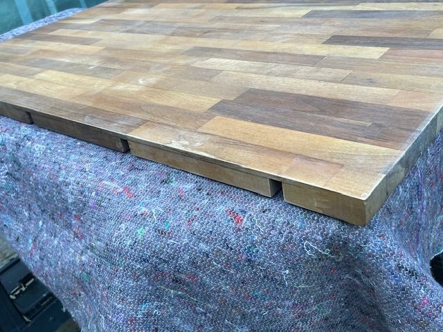 27mm hardwood Kitchen Work Top - 2 pieces 