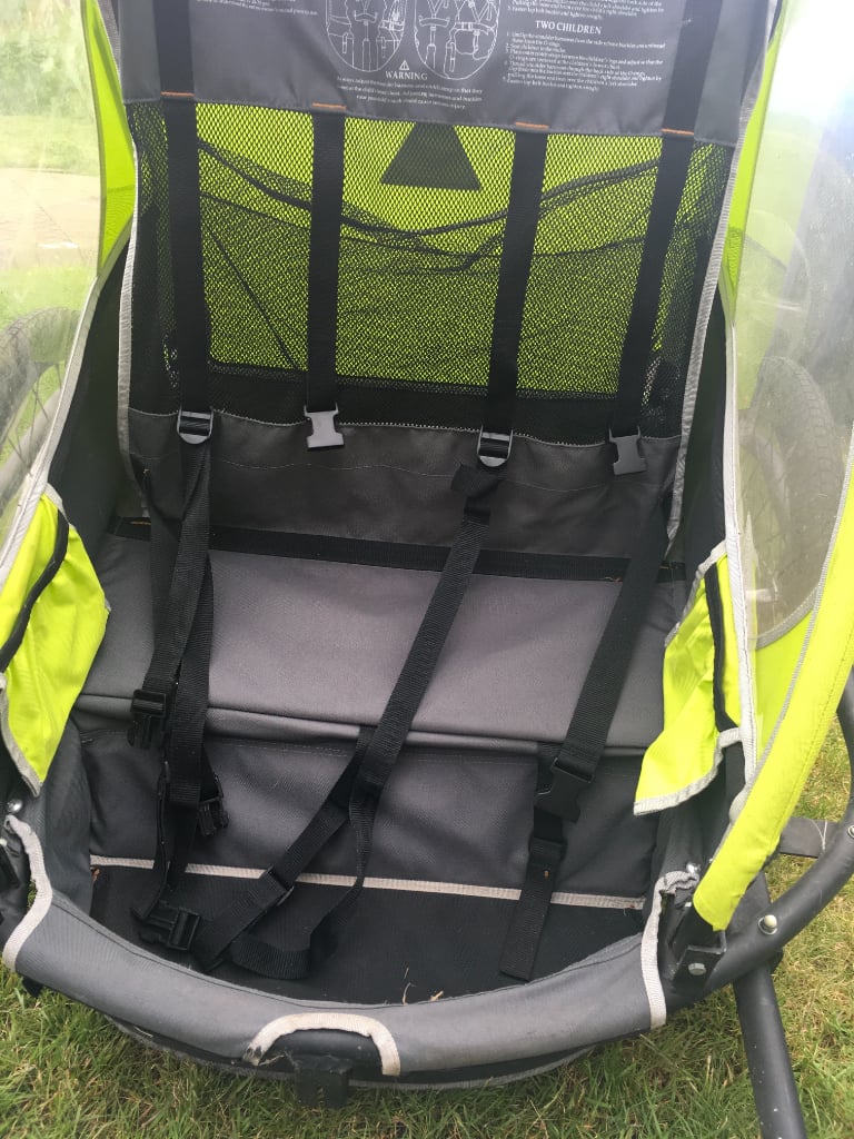 Used 2 seater bicycle trailer and pushchair conversion kit