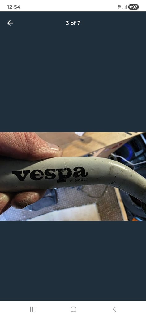 Vespa rare flip up kick start 