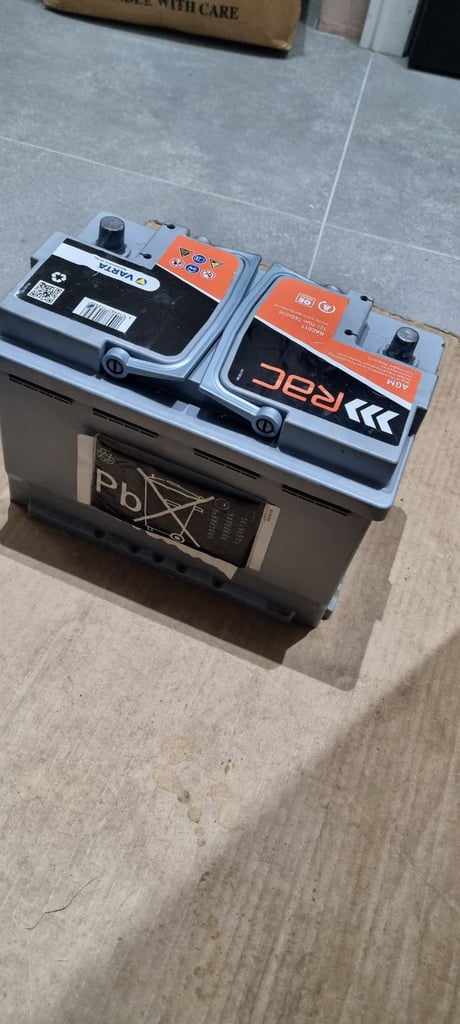 🇬🇧🔋076 VARTA CAR 12V BATTERY➖️70A➖️AGM➖️760A➖️STOP/START