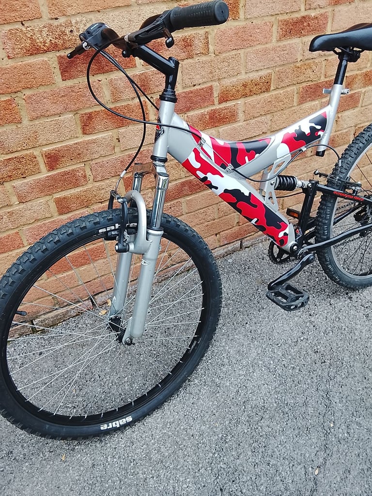 Adult Full Suspension Mountain Bike.