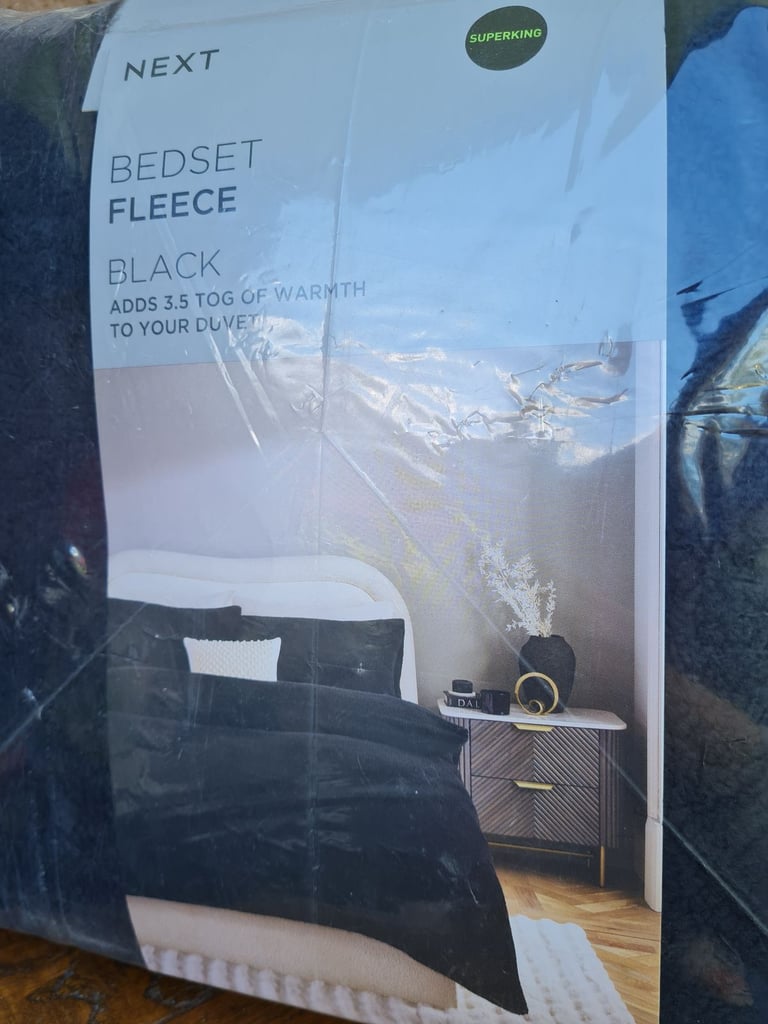 image for NEW | Next Super King Winter Fleece 3.5tog Duvet Set