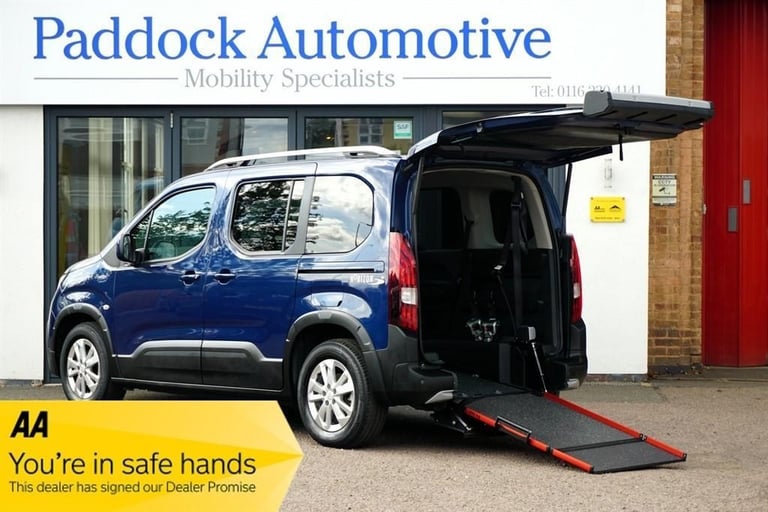 image for Peugeot Rifter HDi 100 Allure, Disabled, Wheelchair Accessible Vehicle, WAV.