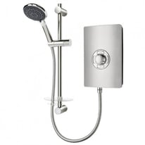 Triton Aspirante 8.5KW Electric Shower in Brushed Steel