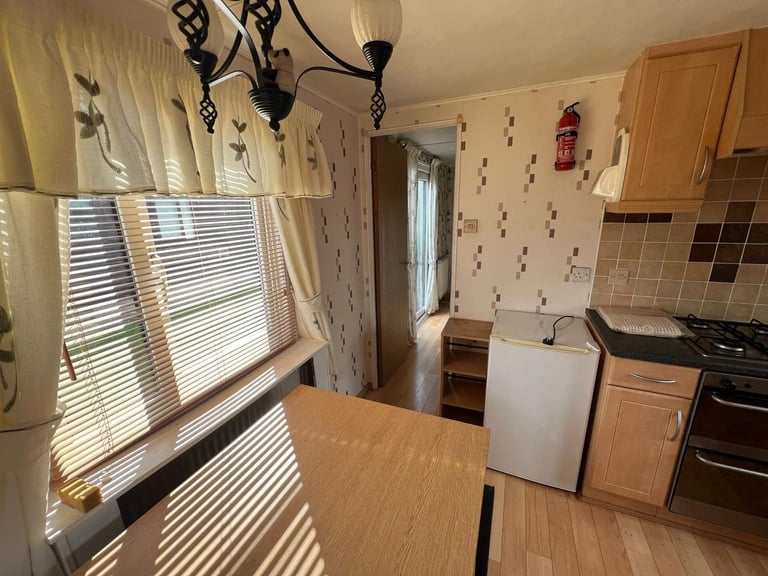 Static Caravan For Sale Pine Log 40ftx12ft, 2 Bedroom Cabin
