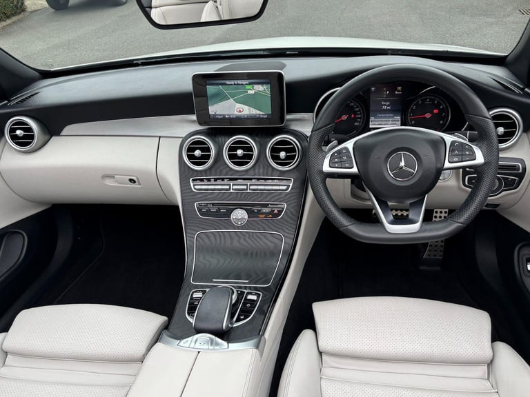 2017 Mercedes-Benz C Class 2.0 C200 AMG Line Cabriolet 2dr Petrol G-Tronic+ Euro 6 (s/s) (184 ps)...
