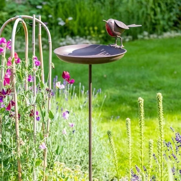 ❤️🐦‍⬛ Delightful Little Robin Bird Bath £20 each