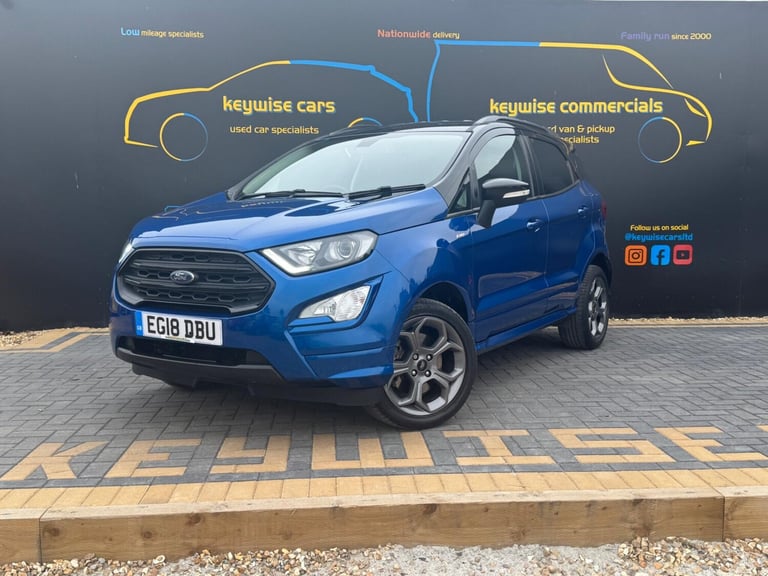 2018 Ford Ecosport 1.0T EcoBoost ST-Line Euro 6 (s/s) 5dr HATCHBACK Petrol Manual