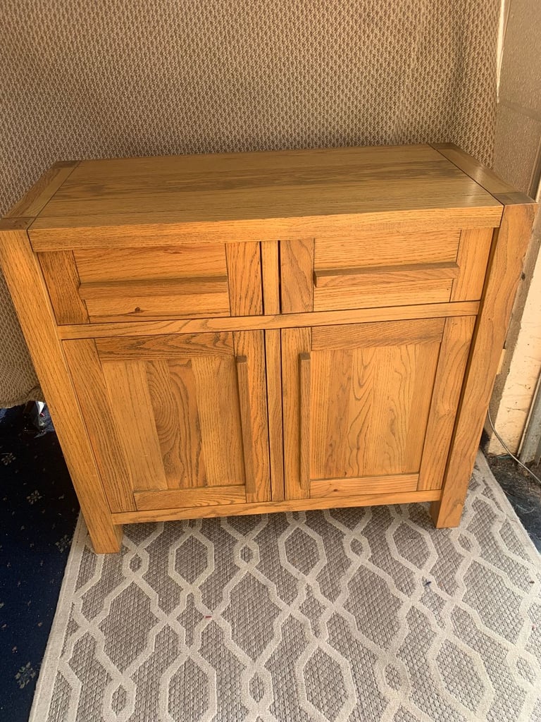 Solid Oak sideboard can deliver locally