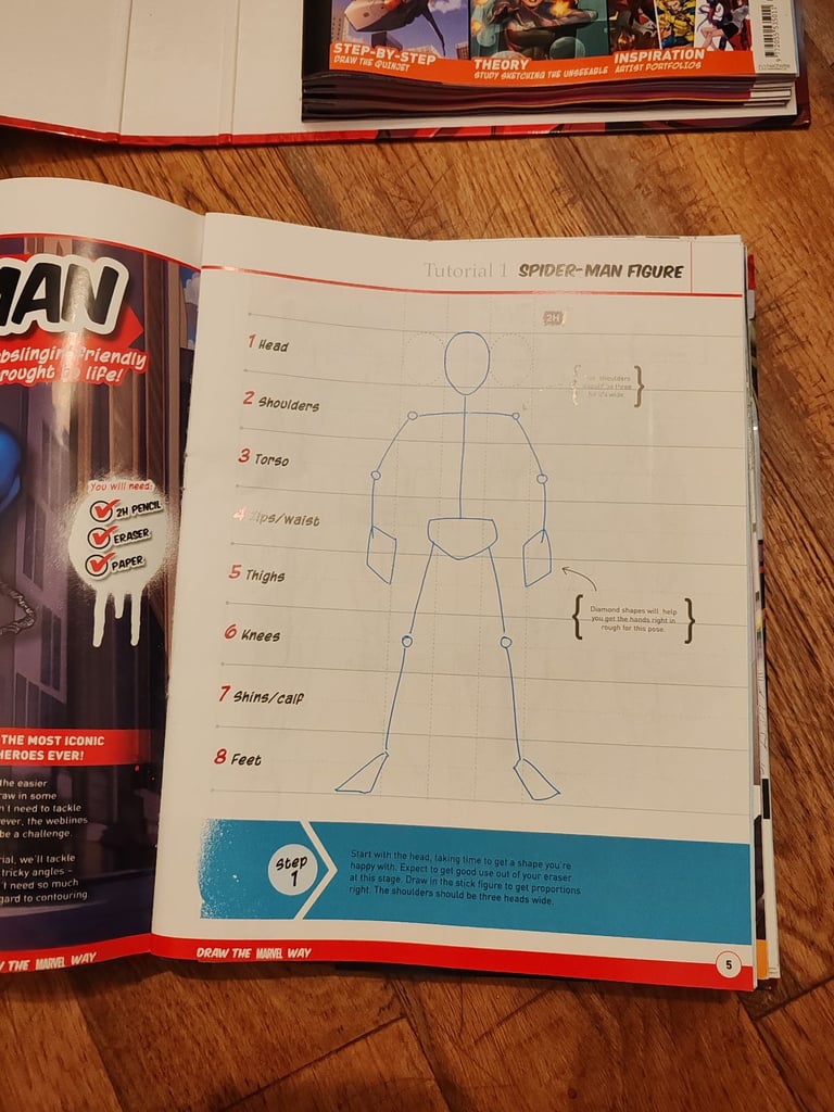 Draw the Marvel way - 30 magazines