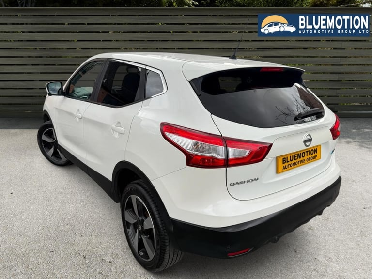 ✿2014/64 Nissan Qashqai 1.5 DCI 110 N-TEC, White, Diesel ✿FSH ✿SAT NAV✿