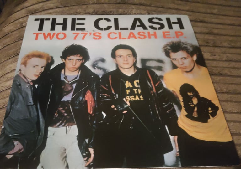 The clash 77s clash ep white vinyl 7 inch single mint 