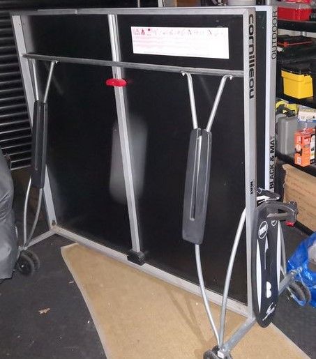 CORNILLEAU TABLE TENNIS TABLE -BLACK & MAT OUTDOOR