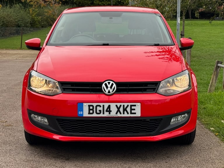 VOLKSWAGEN POLO 1.2 MATCH 60 MANUAL 5DR HATCHBACK 2014 [14] RED