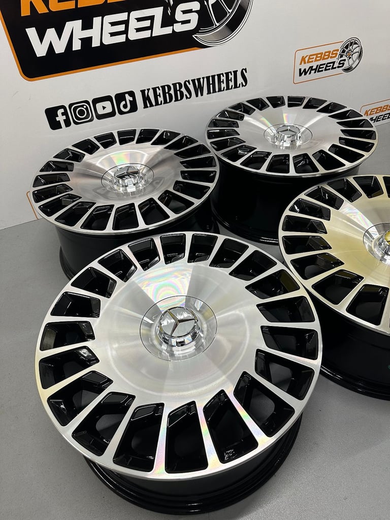 20" MERCEDES MAYBACH REPLACEMENT ALLOY WHEELS C CLASS E CLASS S CLASS