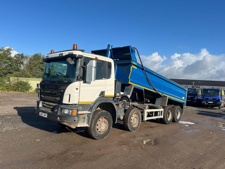 Scania P410 -SRS C-CLASS 8X4 STEEL THOMPSON BODIED TIPPER CHOICE IN STOCK