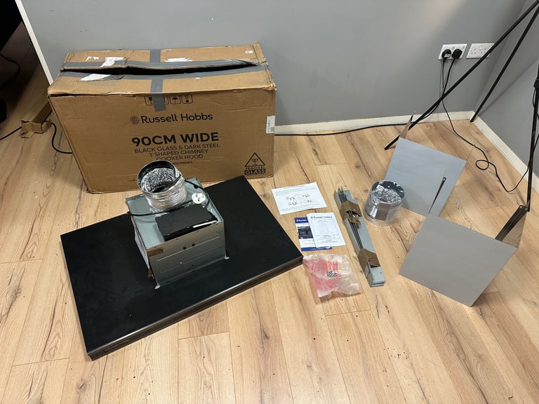 Russel Hobbs Cooker Hood Chimney Extractor Fan 90cm
