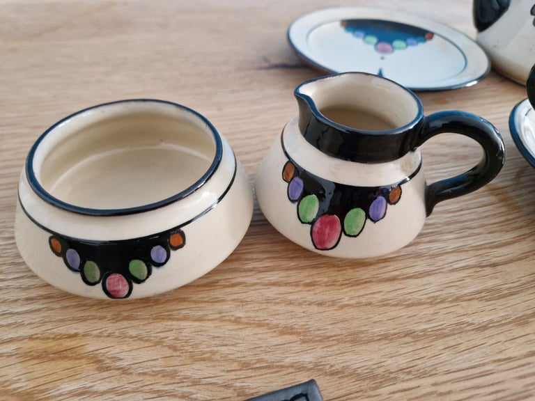 Barton Pottery Art Deco 8 peice Tea set