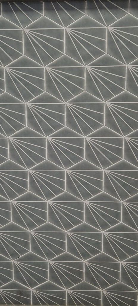 Hexagon Decor Matt Tiles - Suitable for Walls and floors (14cm x 16cm)