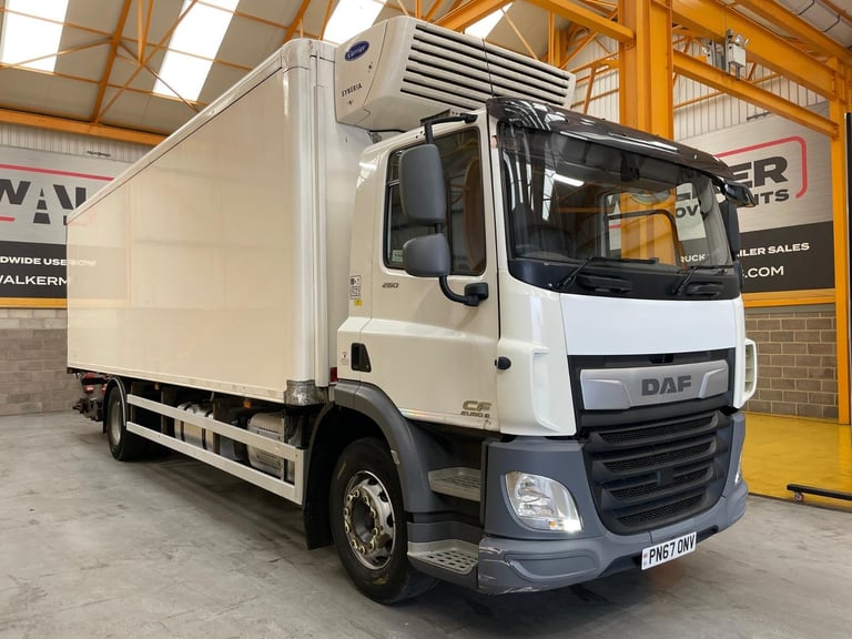 DAF CF260 *EURO 6*, 4X2 18 TONNE FRIDGE/FREEZER – 2017 – PN67 ONV