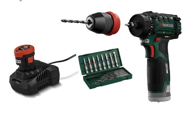 Parkside 12v Drill Lidl Cordless Drill Driver Kompernass In