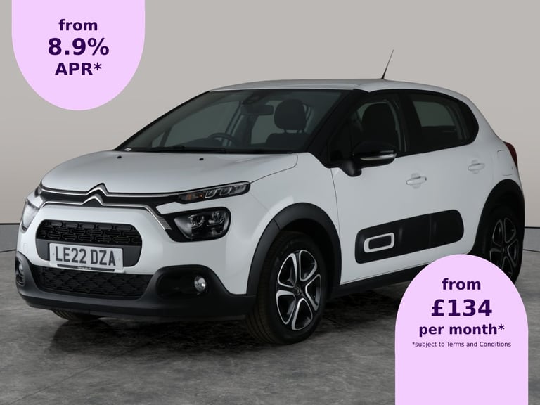 image for 2022 Citroen C3 1.2 PureTech Sense Hatchback 5dr Petrol Manual Euro 6 (s/s) (83 ps) - DIGIT Hatch...