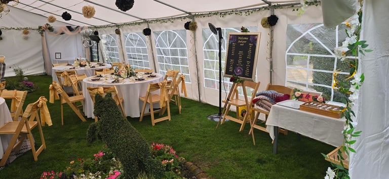12m x 6m marquee party tent